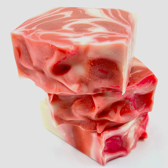 Candy Cane Swirls Soap