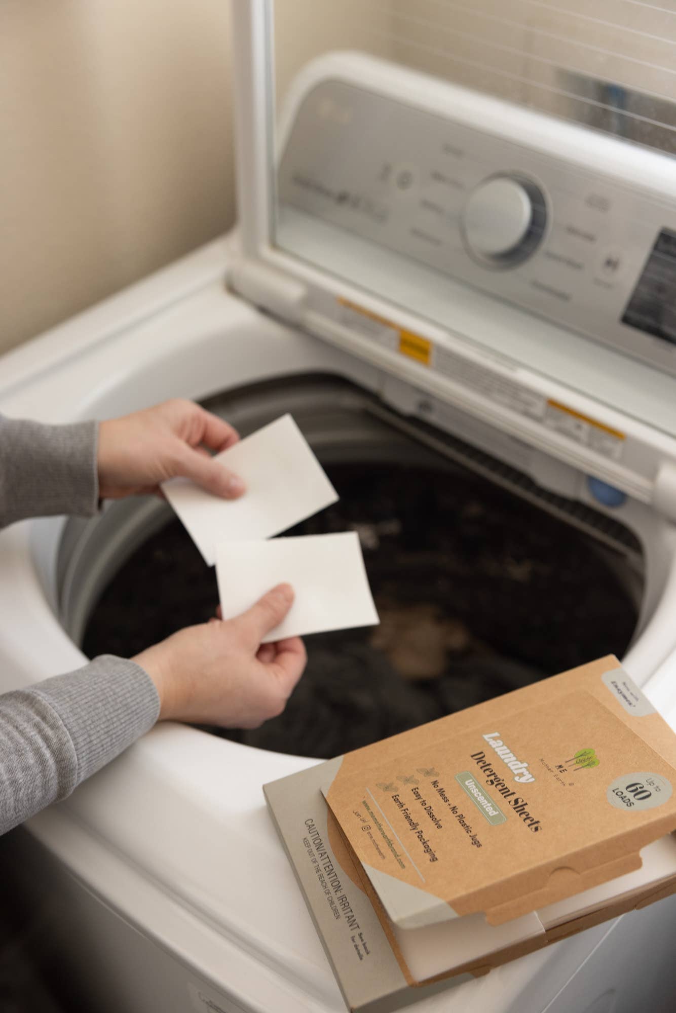 Laundry Detergent Sheets: 60 Loads - Unscented