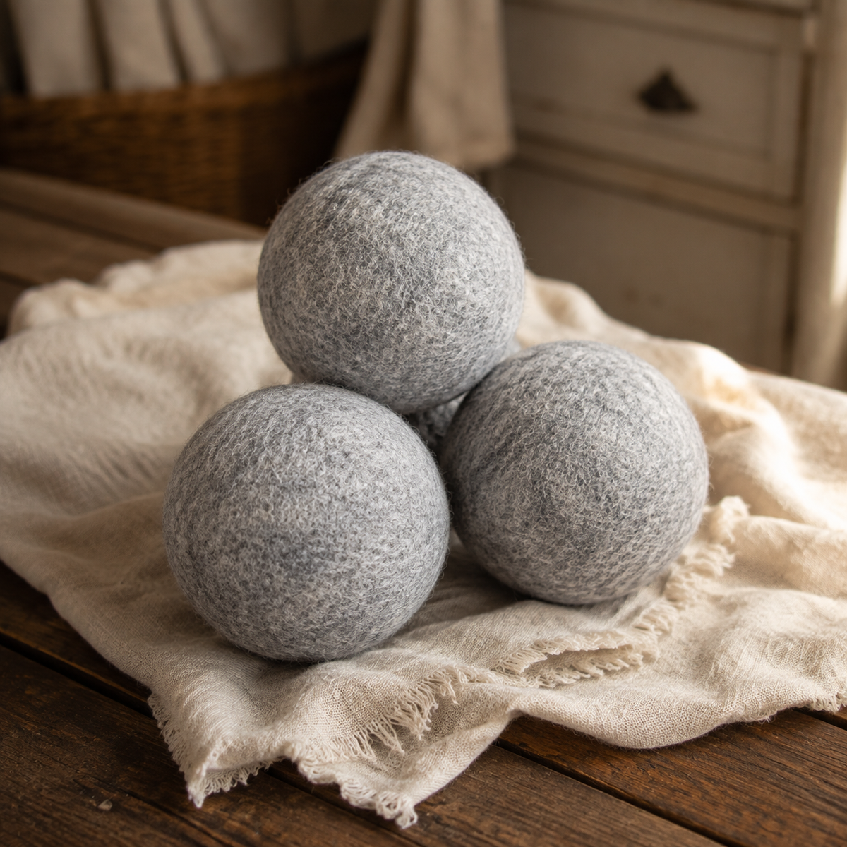 Wool Dryer Balls — Set of 3