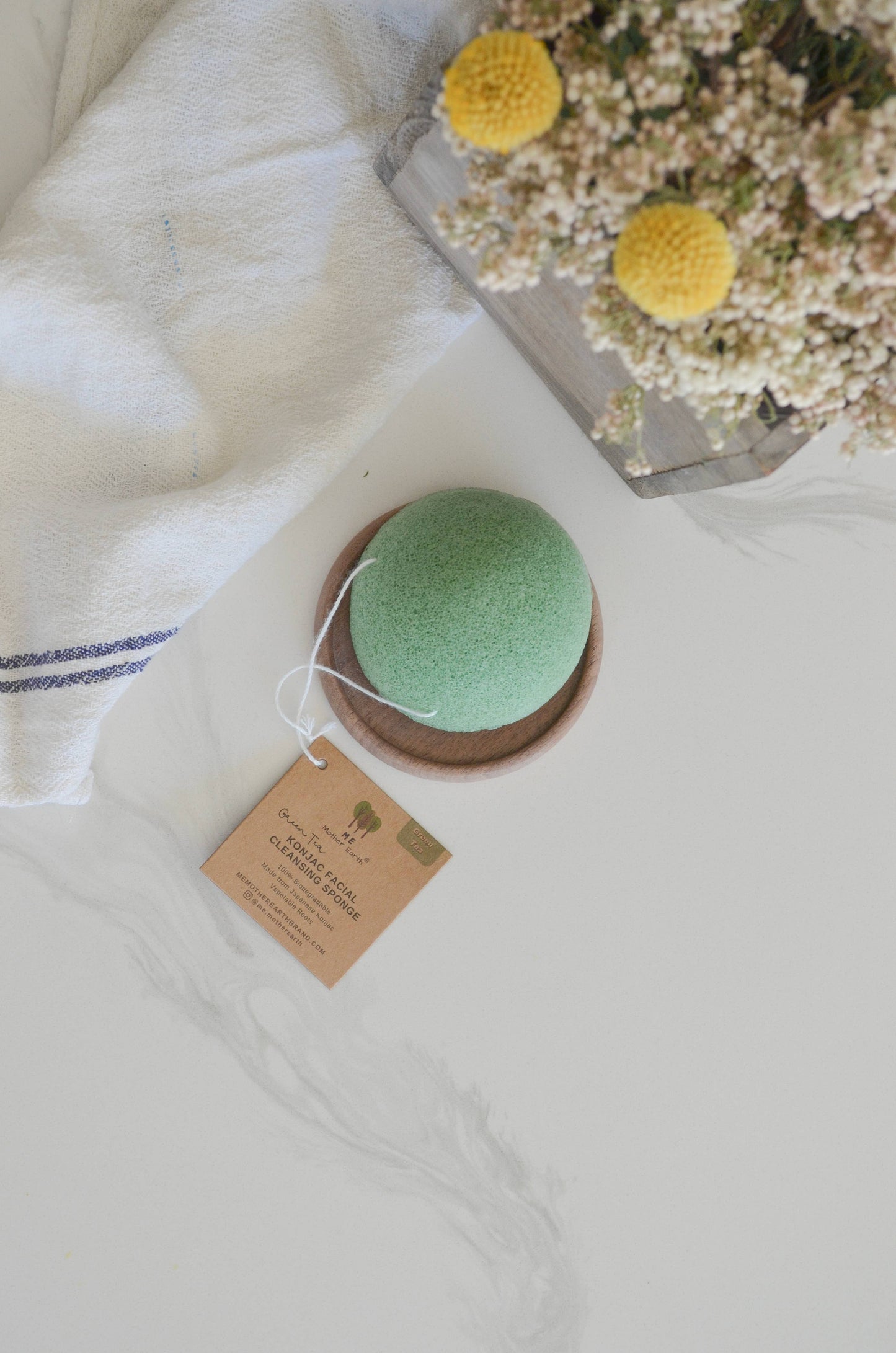 Konjac Sponge Biodegradable | Zero Waste | Vegan Skincare