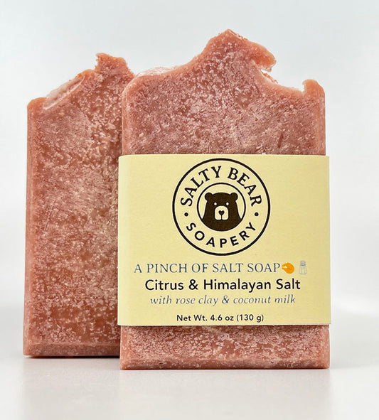 Citrus & Himalayan Salt Bar - A Pinch Of Salt Soap