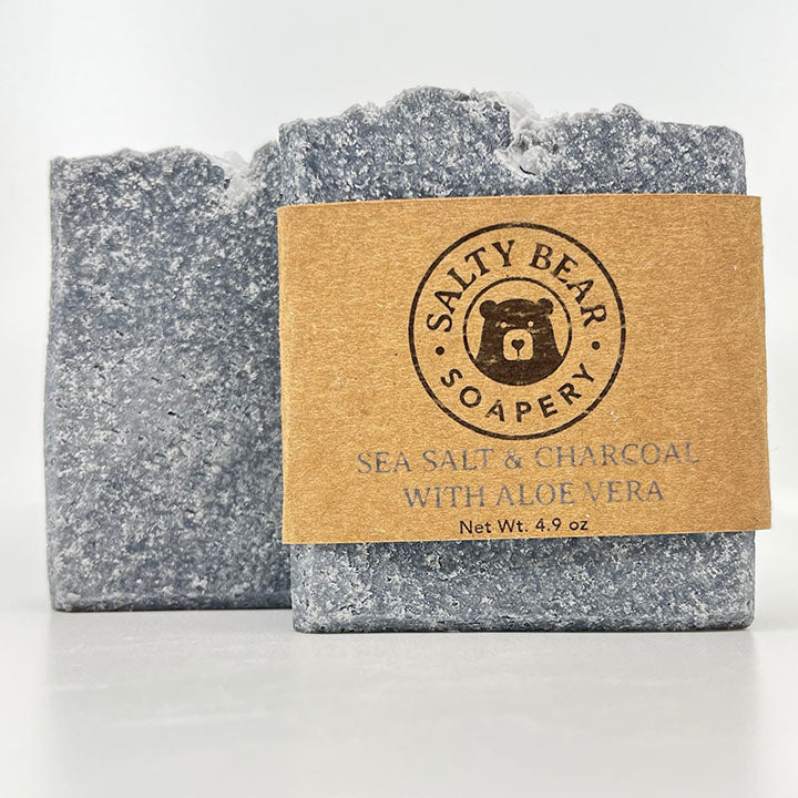 Sea Salt & Charcoal with Aloe Vera Bar