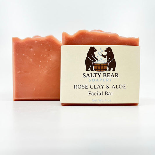 Rose Clay & Aloe Facial Bar