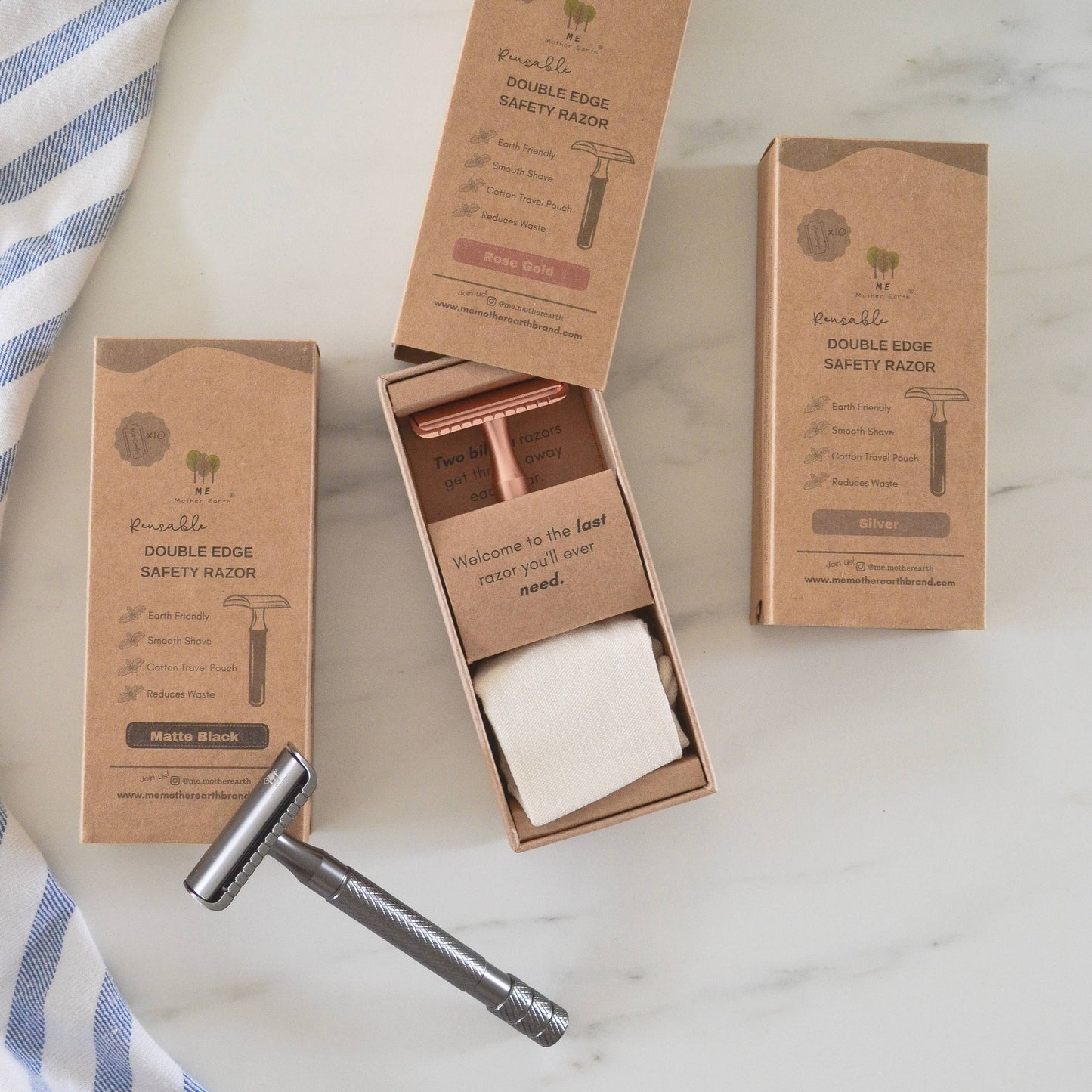 Reusable Double Edge Safety Razor