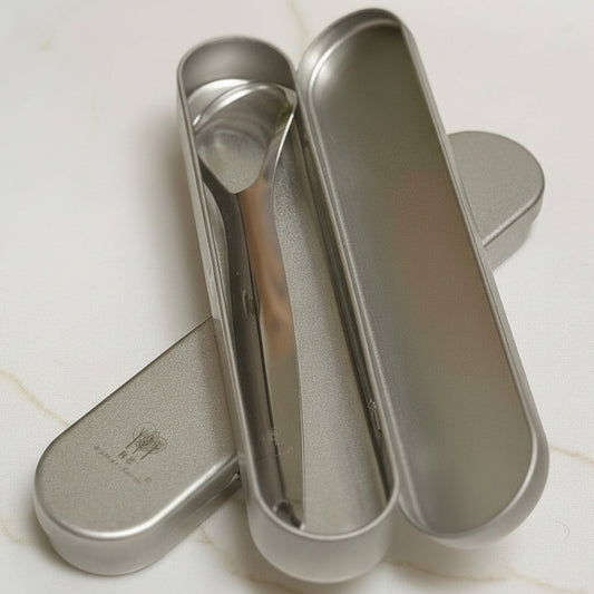 Stainless Steel Tongue Scraper- with Travel Tin