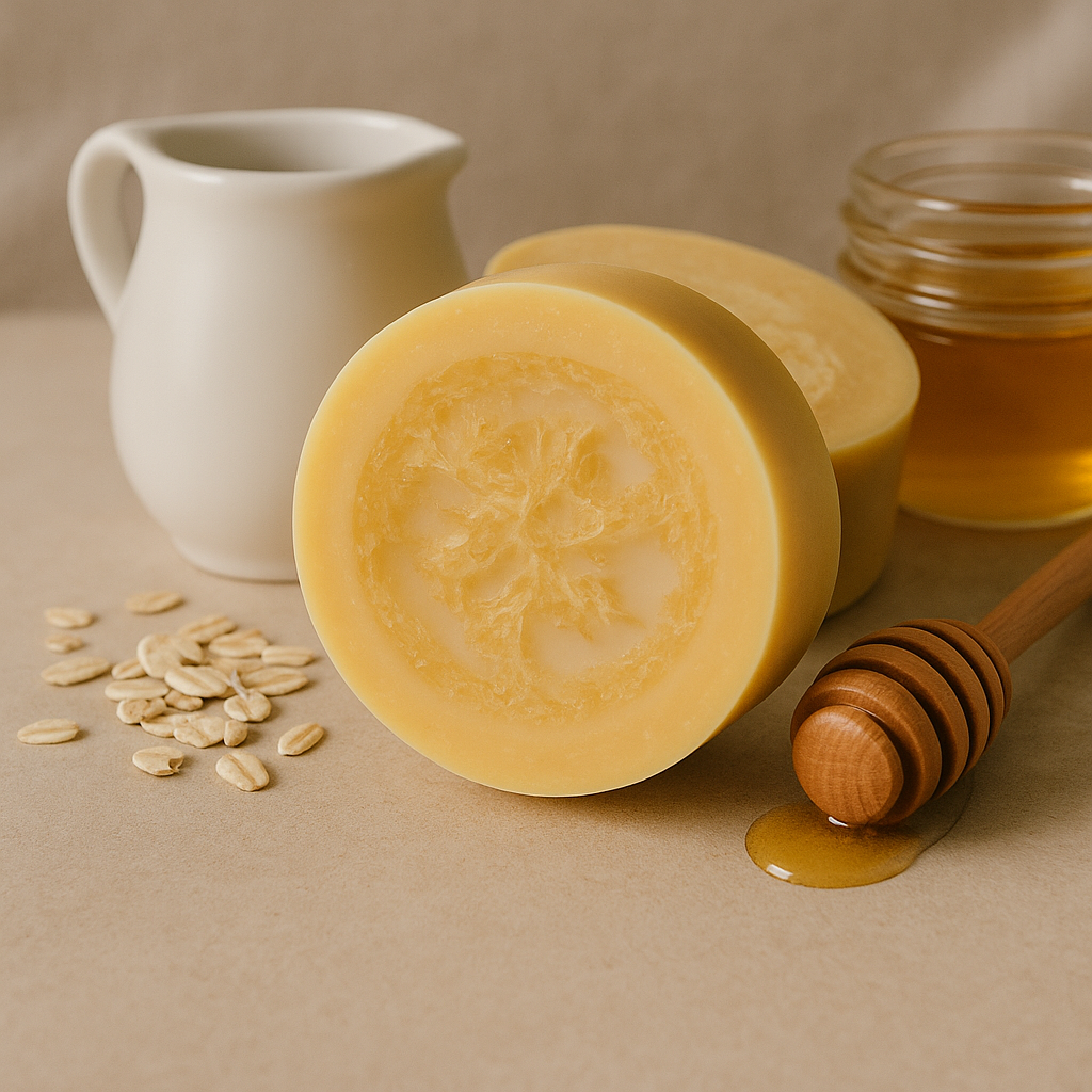 Honey Oat Loofah Soap