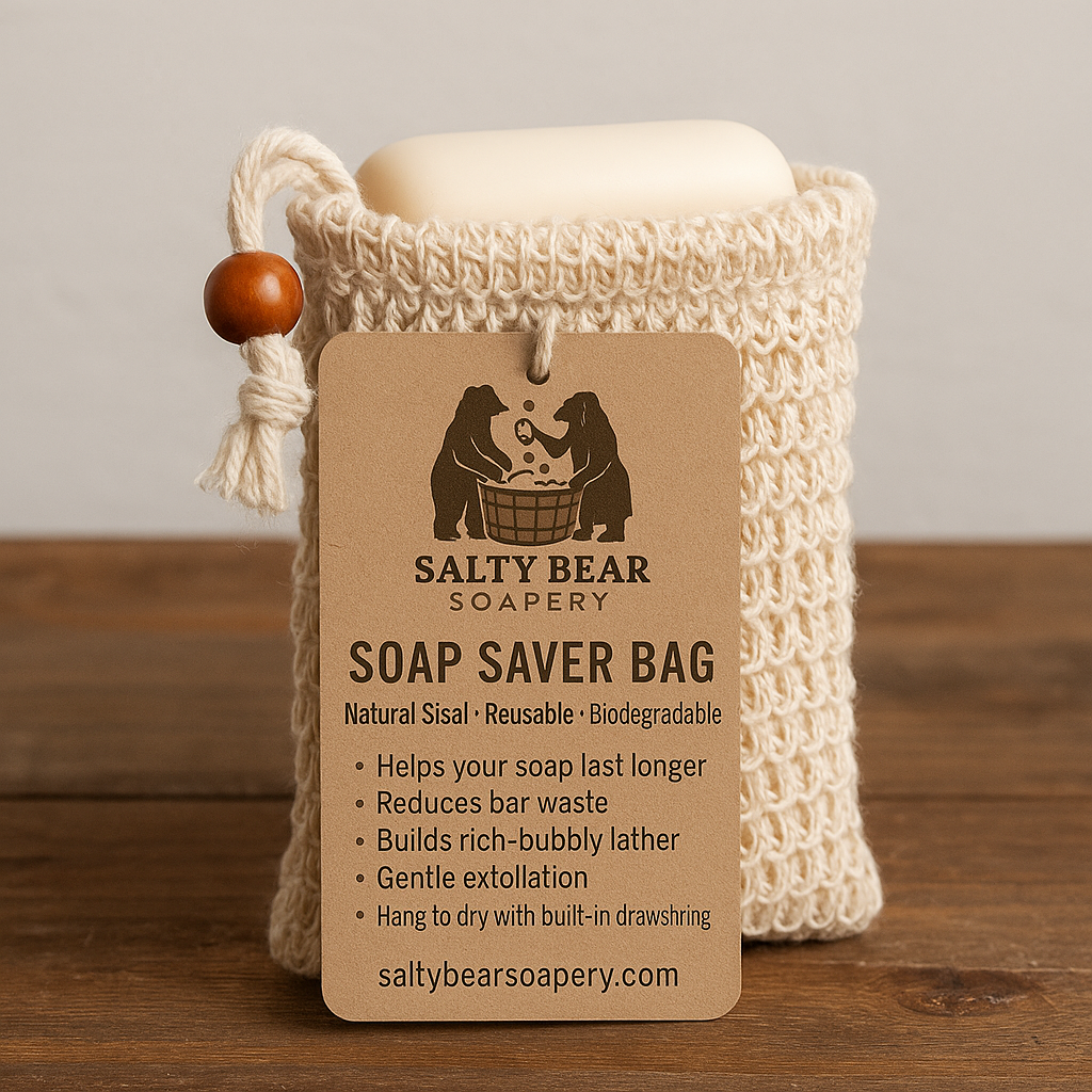 Soap Saver Bag — Natural Sisal