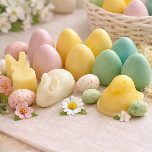 Spring Bunny & Egg Soaps (Glycerin Soap)