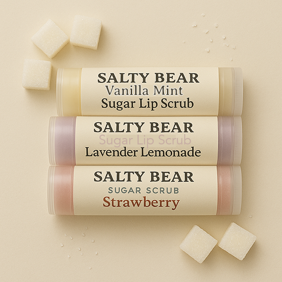 Sugar Lip Scrub — Flavored Exfoliating Balm Tube